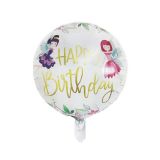 Folieballon Happy Birthday Feetjes (45cm)