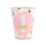 Beker One Roze/Goud