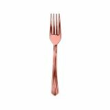 Plastic Vorken Metallic Roségoud (10st)