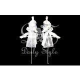 Corsagebedankje Duif Zilver