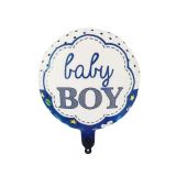 Folieballon It's a Boy Gold Dots