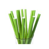 Papieren Rietjes Groen (12st)