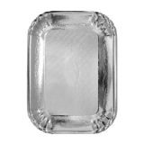Kartonnen Dienblad Metallic Zilver 25X35