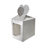 Vouwdoosje Glitter Zilver