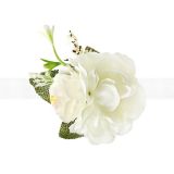 Polscorsage Pioenrozen Wit