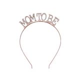 Diadeem Mom To Be Roségoud Strass