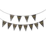 Papieren Vlaggenlijn Happy Birthday Sparkling