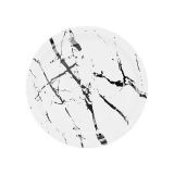 Kartonnen Borden Marble Zwart 23cm (20st)