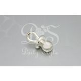 Decoratie Speen Zilver