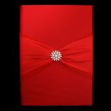 Gastenboek 'Laura' XL Rood