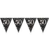 Vlaggenlijn 50 Happy Birthday Sparkling 