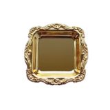 Mini Dienbladen Vierkant Goud (12st)