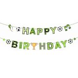 Letterslinger Happy Birthday Voetbal