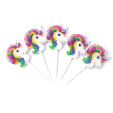 Kaarsjes Unicorn (5st)
