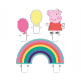 Kaarsjes Peppa Pig (4st) 