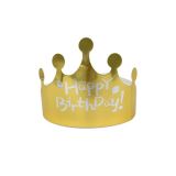  Papieren Kroontjes Happy Birthday Goud 