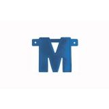 Letterslinger M Blauw