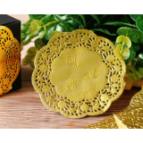 Onderlegger Rond Goud ø8,5cm (20st) 