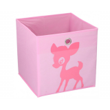 Alpina Opbergdoos Vouwbaar Hert Roze 28cm 