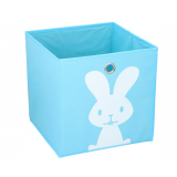 Alpina Opbergdoos Vouwbaar Konijn Blauw 28cm 