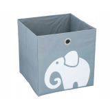 Alpina Opbergdoos Vouwbaar Olifant Grijs 28cm 