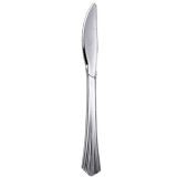Plastic Messen metallic zilver