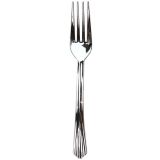 Plastic Vorken Metallic Zilver (10st)