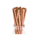 Rietjes Metallic Roségoud (12st)