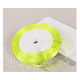 Satijnlint 6mm Neon Geel