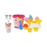 Strandemmer met ijsjes 