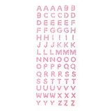 Strass Letters Roze (84st)