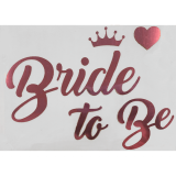 Bride to Be T-shirt Strijkvel