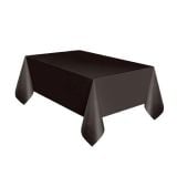 Tafelkleed Plastic Zwart XL
