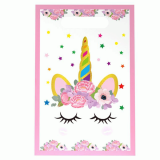 Uitdeelzakjes Unicorn Roze (12st)