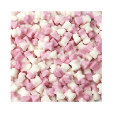 Veggie Duo Beertjes Roze/Wit (1kg) 