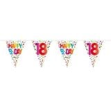 Vlaggenlijn Dots 18 Jaar 10m