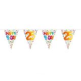 Vlaggenlijn Dots 25 Jaar 10m