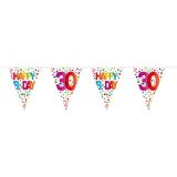 Vlaggenlijn Dots 30 Jaar 10m