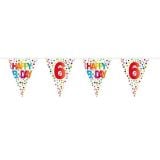 Vlaggenlijn Dots 6 Jaar 10m