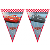 Papieren vlaggenlijn Cars