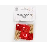 Vlagprikkers Turkije (50st)