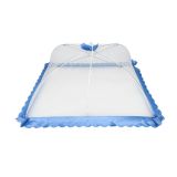 Vliegenkap Inklapbaar Blauw/Wit (66x47cm)