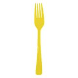 Plastic Vorken Geel (20st)