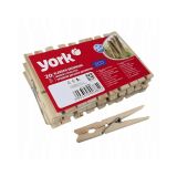 Wasknijpers York Hout - 20 stuks