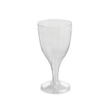 Doos Plastic Wijnglazen (12x8st)