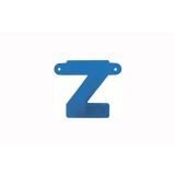 Letterslinger Z Blauw