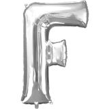 Folie Ballon F Zilver 40cm