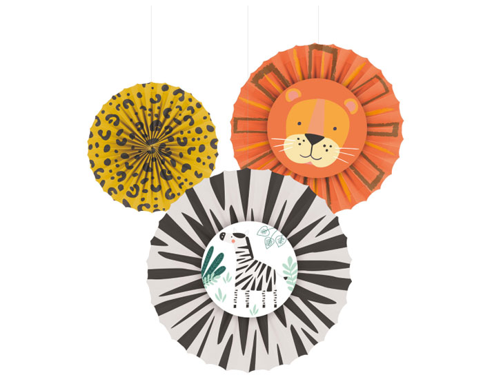 Decowaaiers Dieren Get Wild (3st) afbeelding