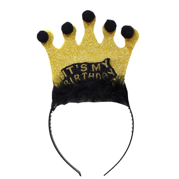 Diadeem It's My Birthday Goud afbeelding