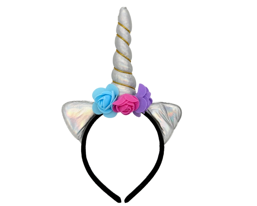Diadeem Unicorn Zilver afbeelding
